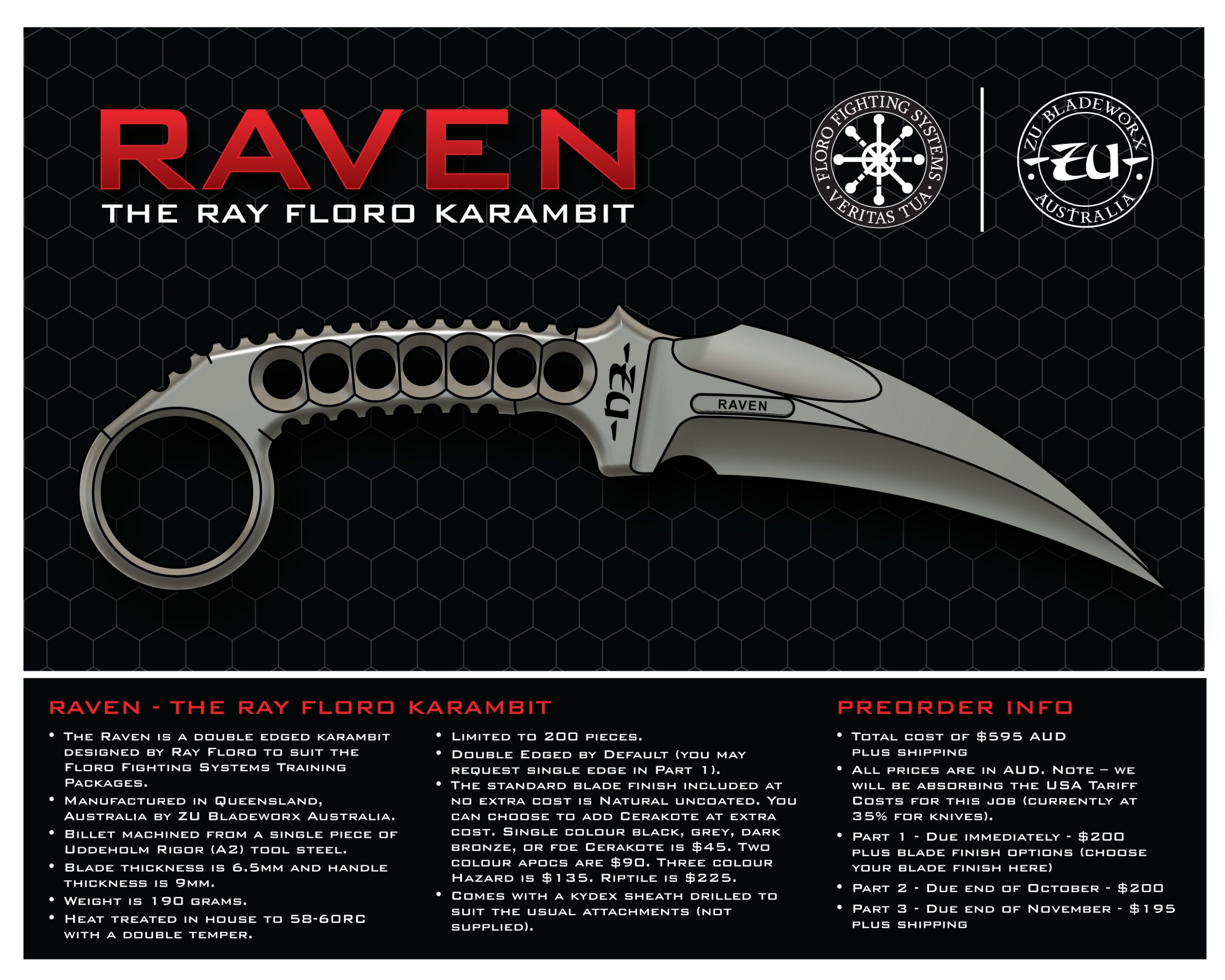 The Ray Floro Raven Preorder *** SOLD OUT***